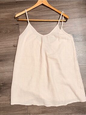 Shade & Shore Cream Mini Slip Dress